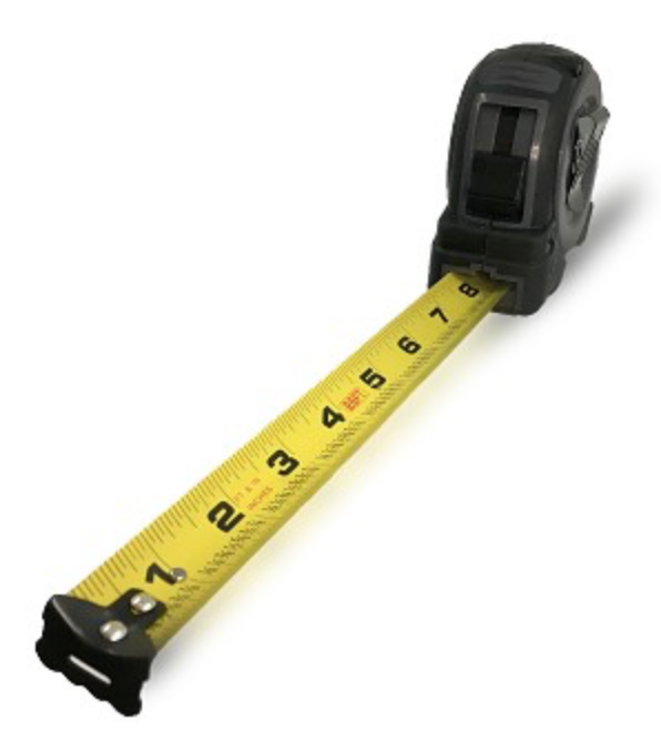 Heavy Duty Contractor-Grade Tape Measure (1" x 26')