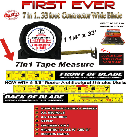 7 In 1 Tape 33'